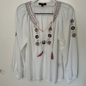 Sanctuary embroidered top